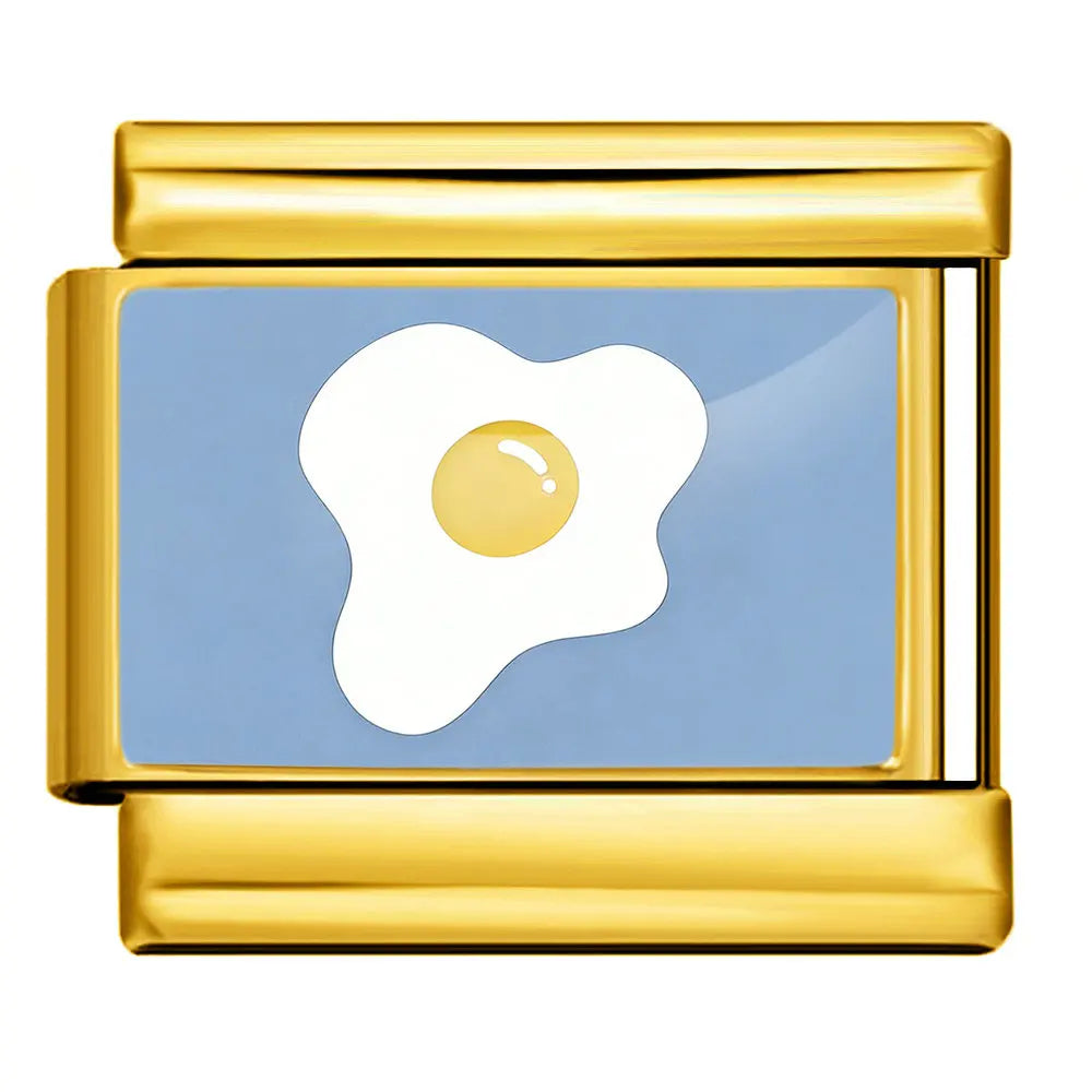 Gold-Charm Spiegelei Blume