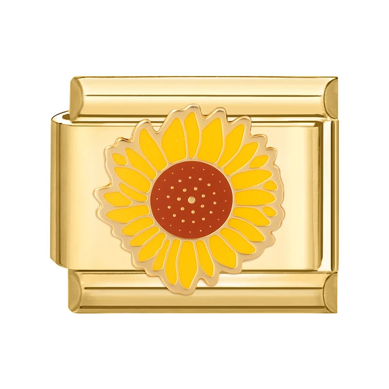 Gold-Charm Sonnenblume