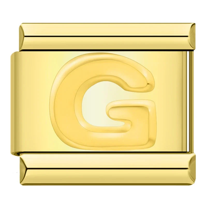 Gold-Charm Buchstabe G