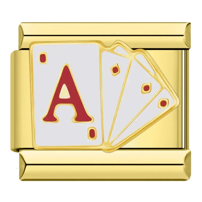 Gold-Charm Ass Symbol
