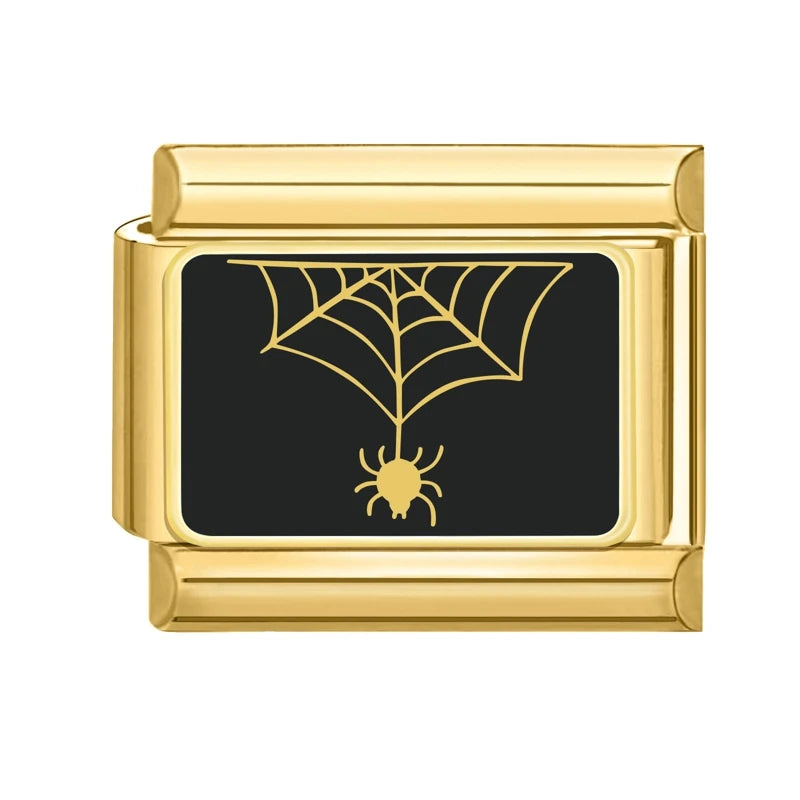Gold-Charm Tier Spinne