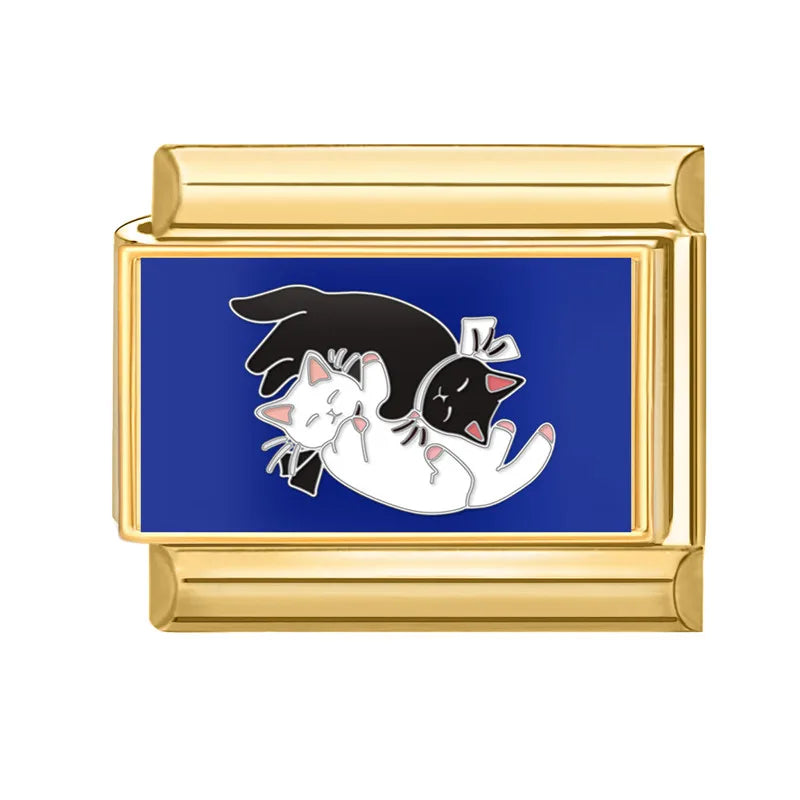 Gold-Charm Tier Yin & Yang Katzen