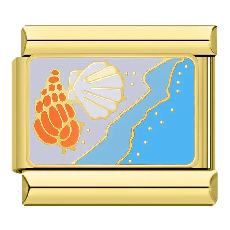 Gold-Charm Strand Traveling