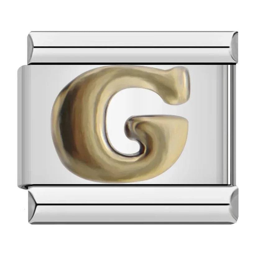 Silber-Charm Buchstabe G