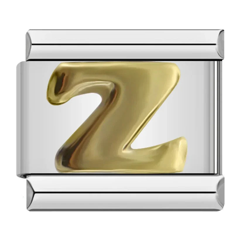 Silber-Charm Buchstabe Z