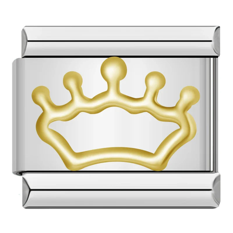 Silber-Charm Essential Krone