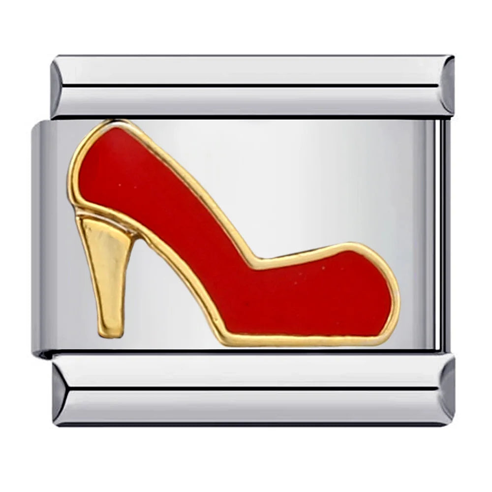 Silber-Charm Essential High Heels