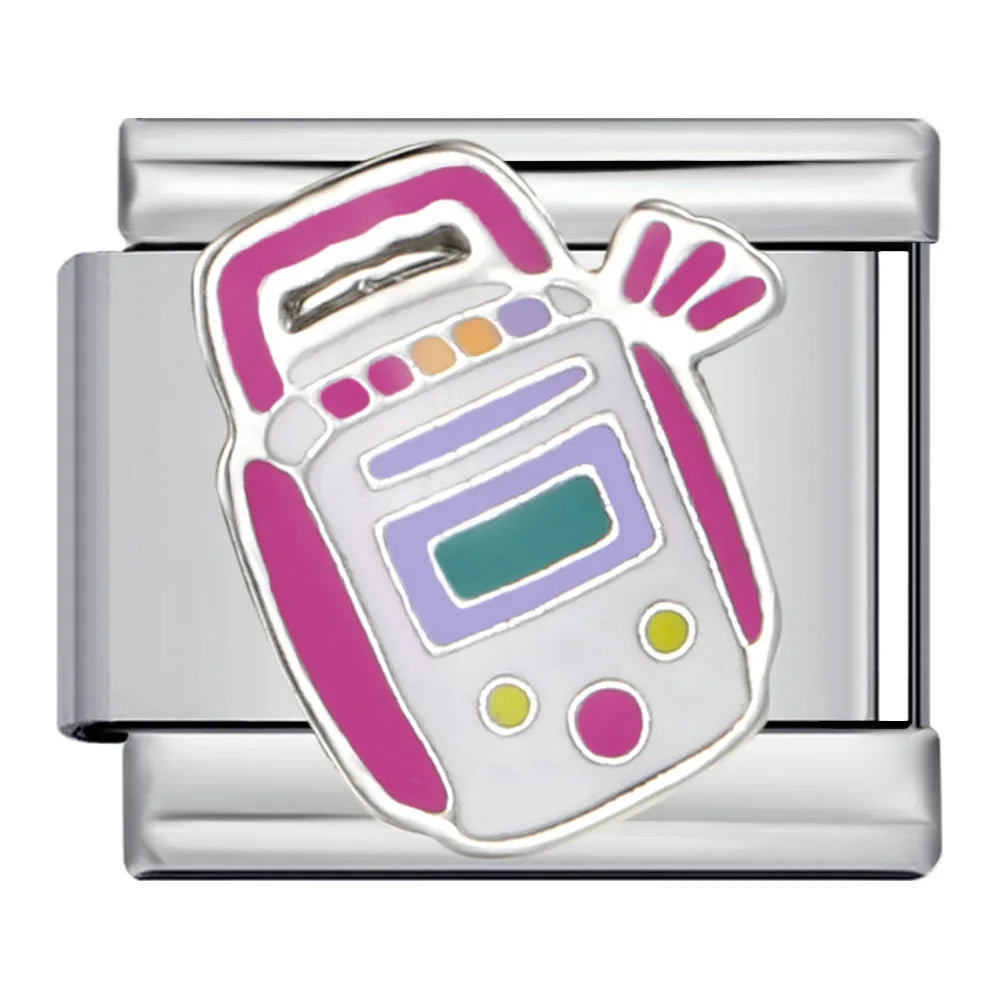 Silber-Charm Essential Boombox
