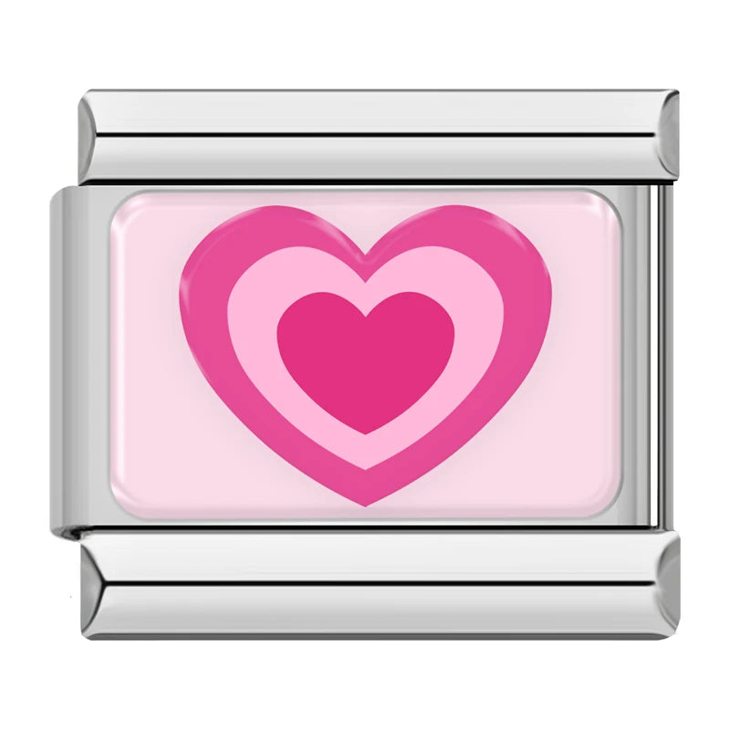 Silber-Charm Liebes Herz