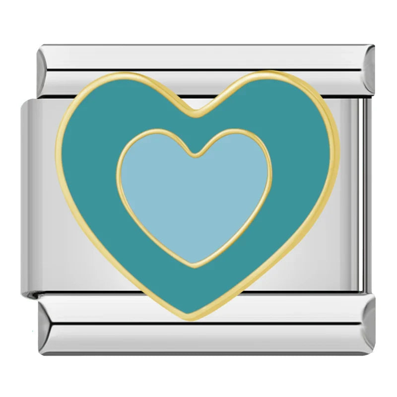 Silber-Charm Liebes Herz