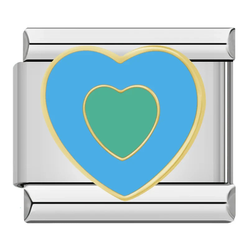 Silber-Charm Liebes Herz