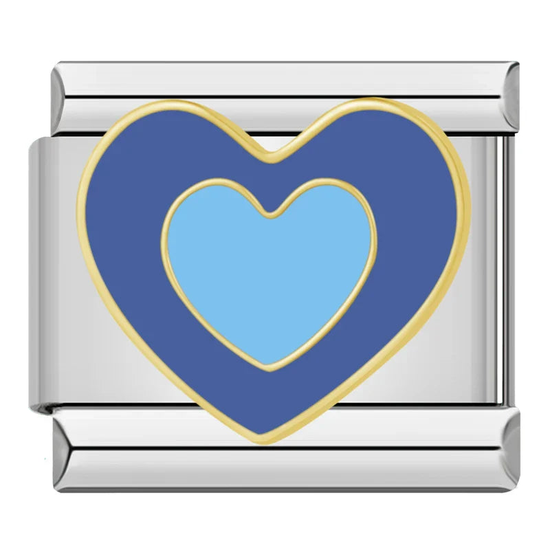 Silber-Charm Liebes Herz