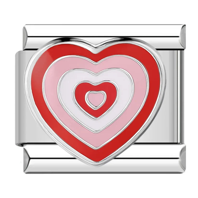 Silber-Charm Liebes Herz