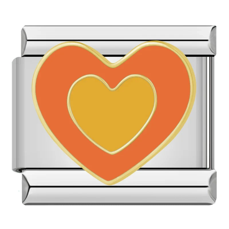Silber-Charm Liebes Herz