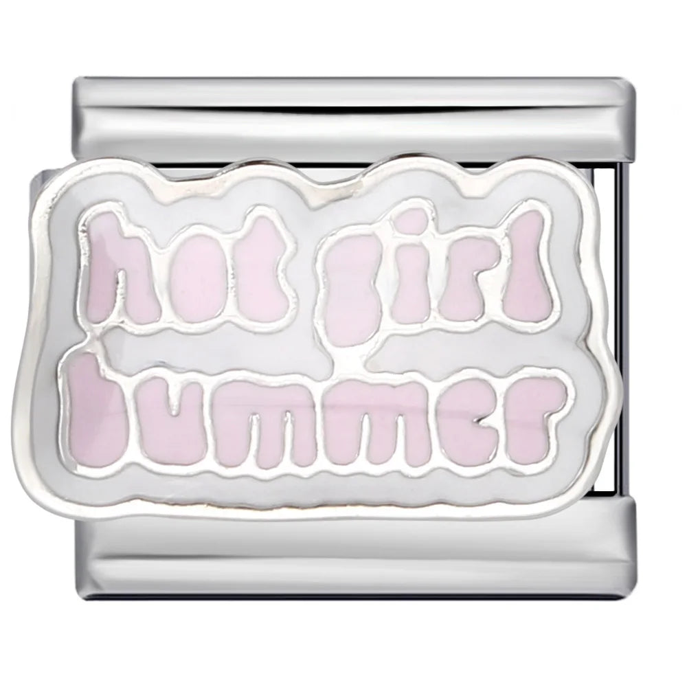 Silber-Charm Spruch hot girl bummer