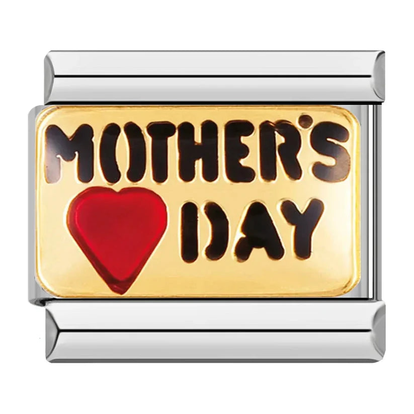 Silber-Charm Familie & Freunde Liebes Spruch Mother's Day