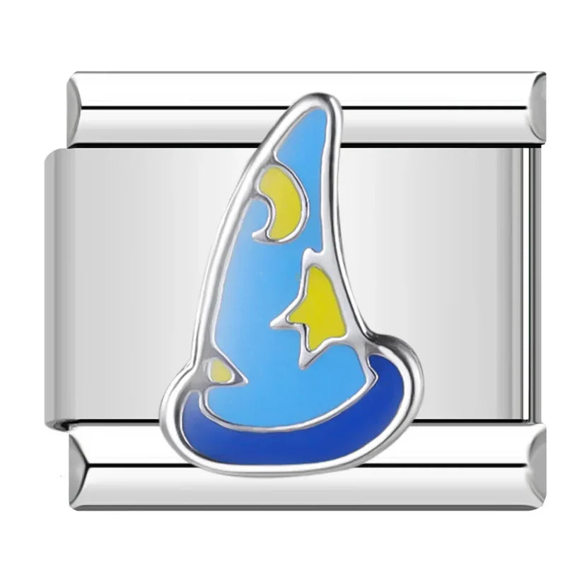 Silber-Charm Zauberer Mütze Universum Symbol