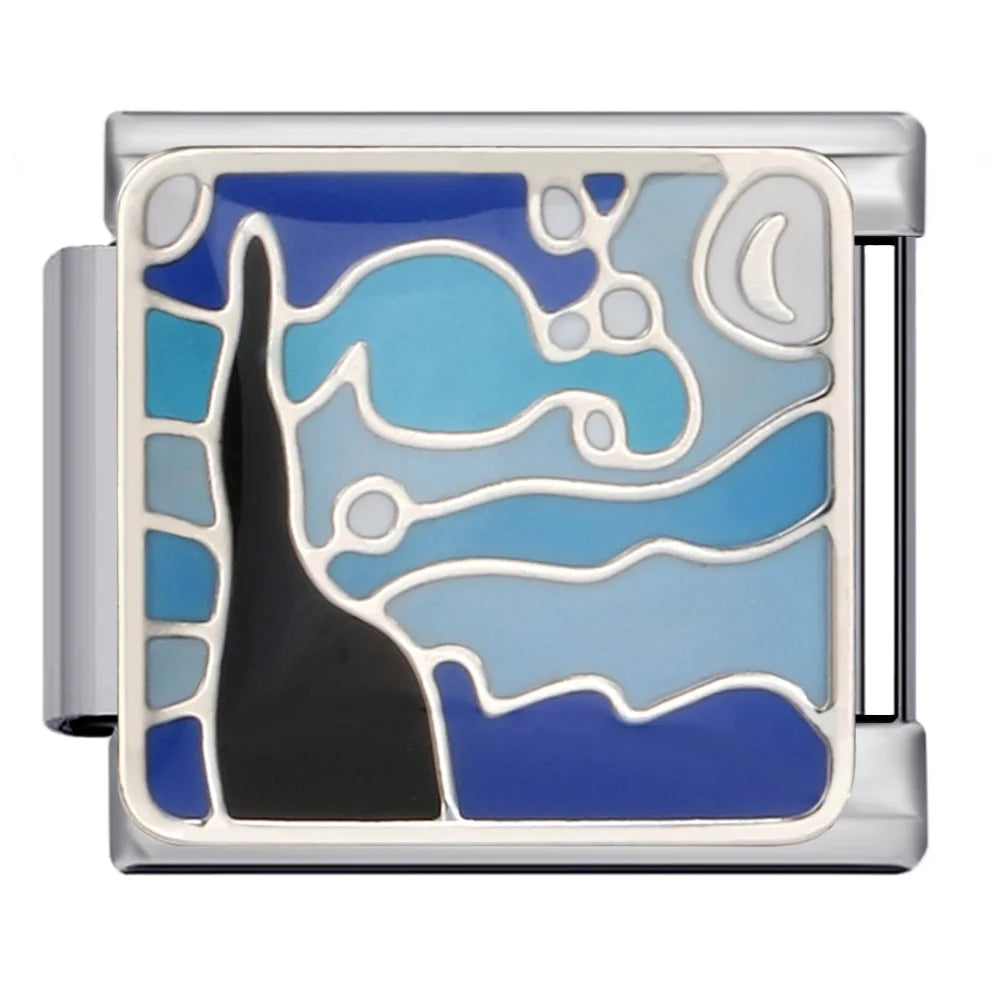 Silber-Charm Gemälde Symbol