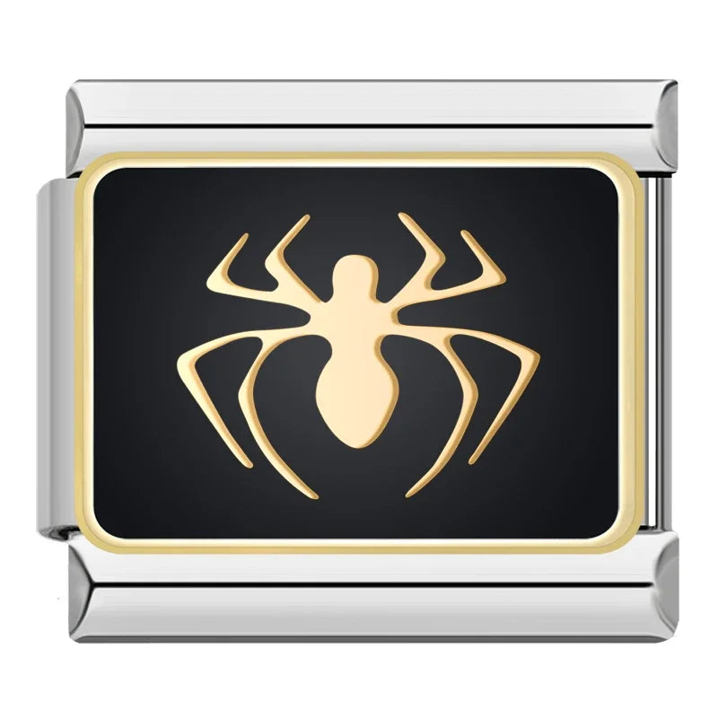 Silber-Charm Tier Spinne