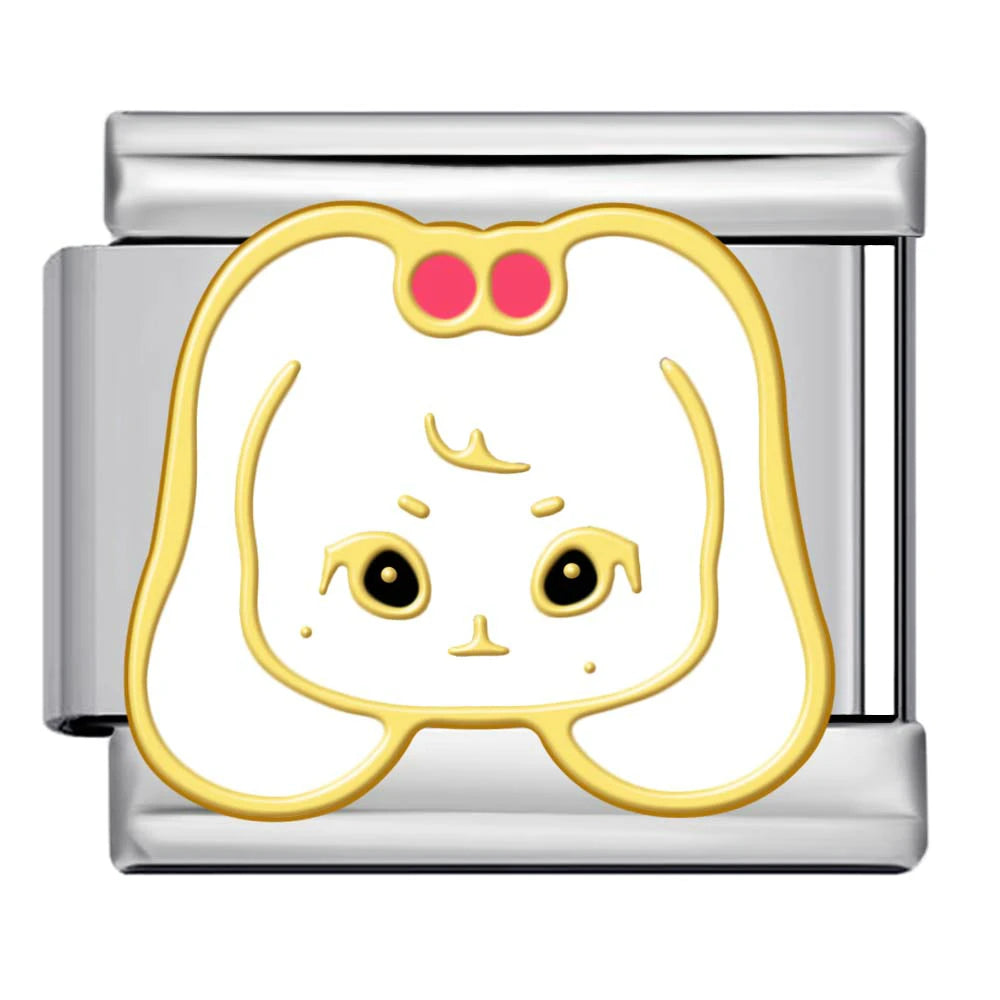 Silber-Charm Tier Hund