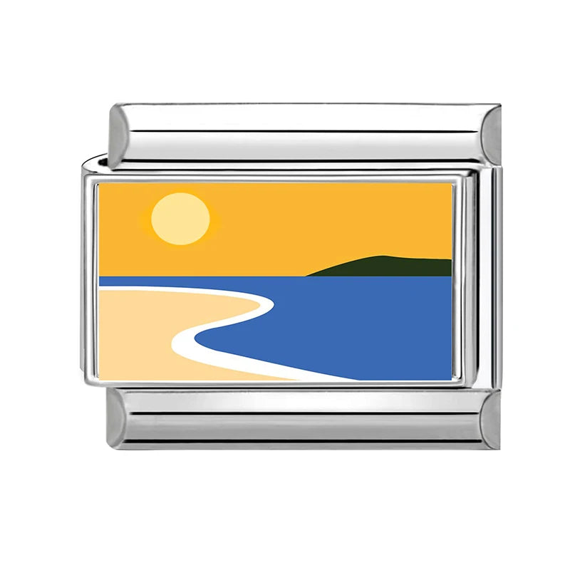 Silber-Charm Strand Traveling
