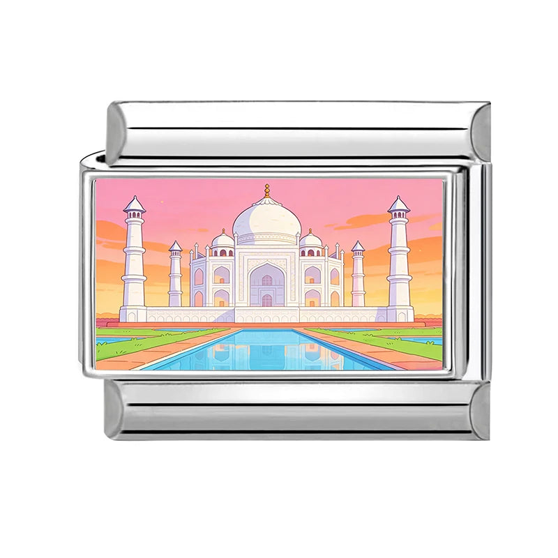 Silber-Charm Stadt Agra Taj Mahal Traveling