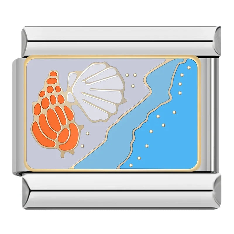 Silber-Charm Strand Traveling