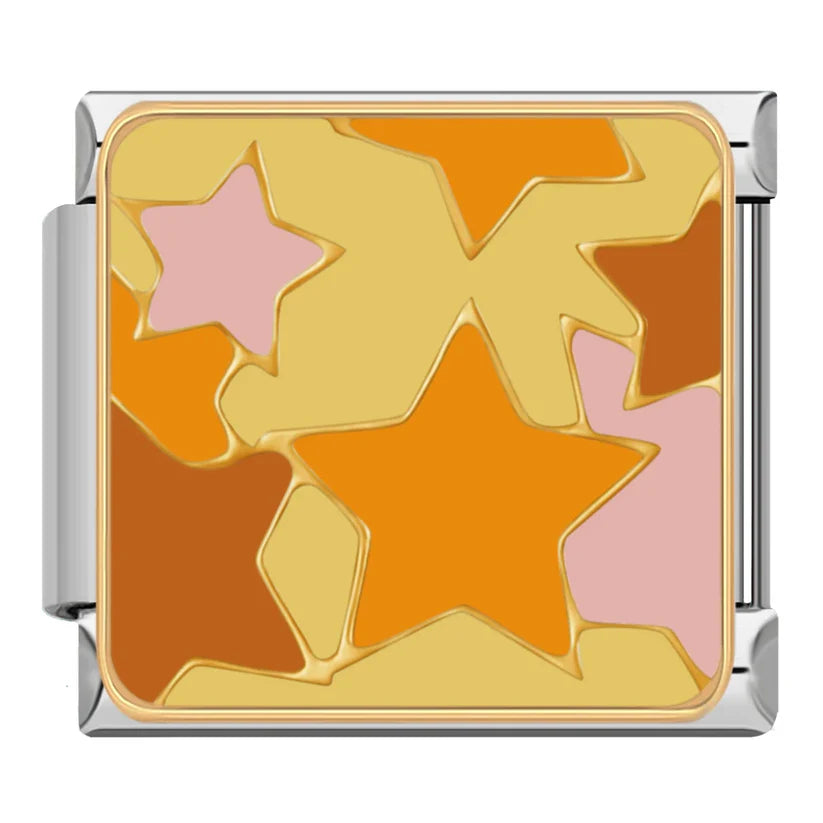 Silber-Charm Universum Sterne