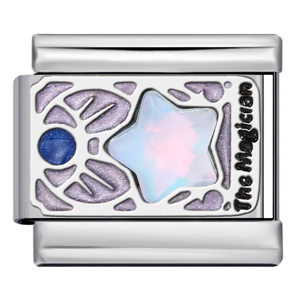 Silber-Charm Funkel Universum The Magician