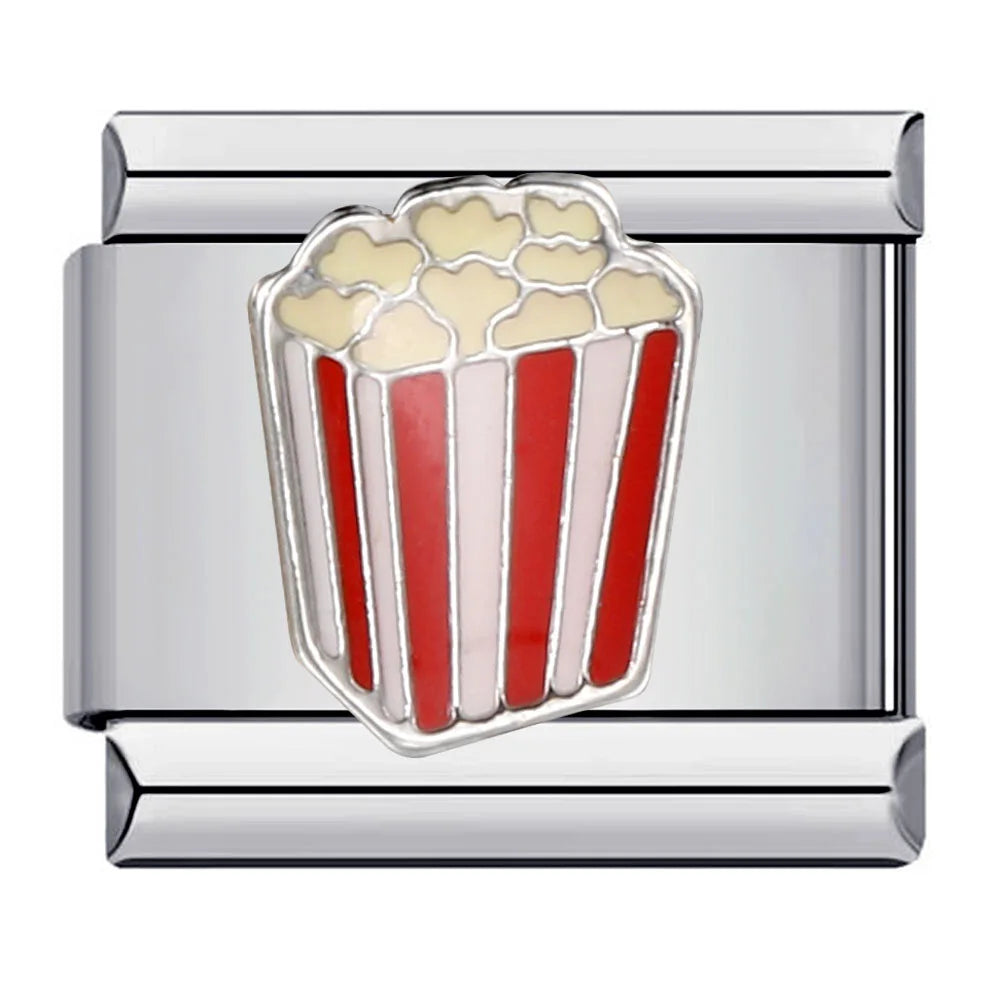 Silber-Charm Food & Drink Popcorn