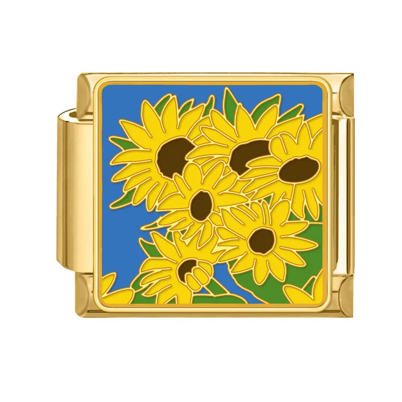 Gold-Charm Sonnenblume