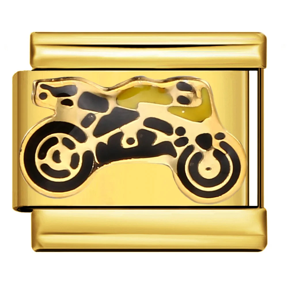 Gold-Charm Motorrad Traveling
