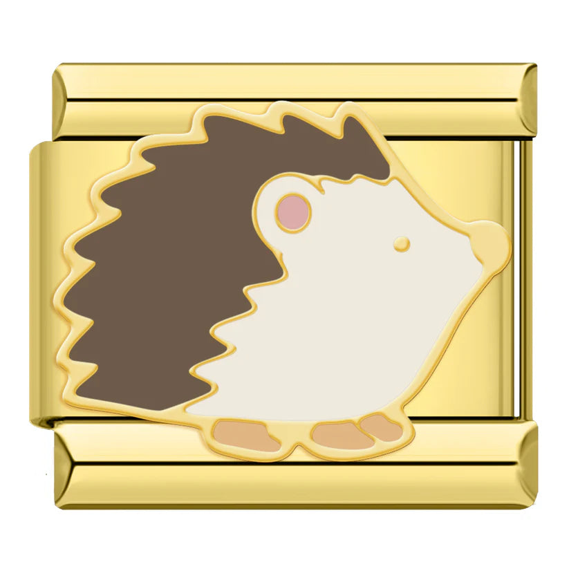 Gold-Charm Tier Igel