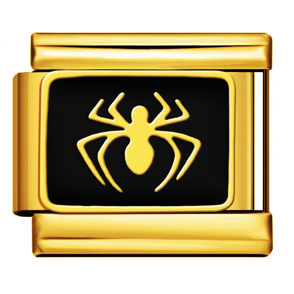 Gold-Charm Tier Spinne