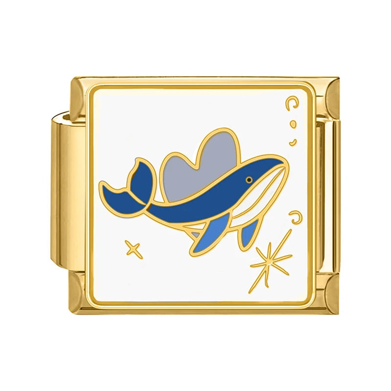 Gold-Charm Tier Wal