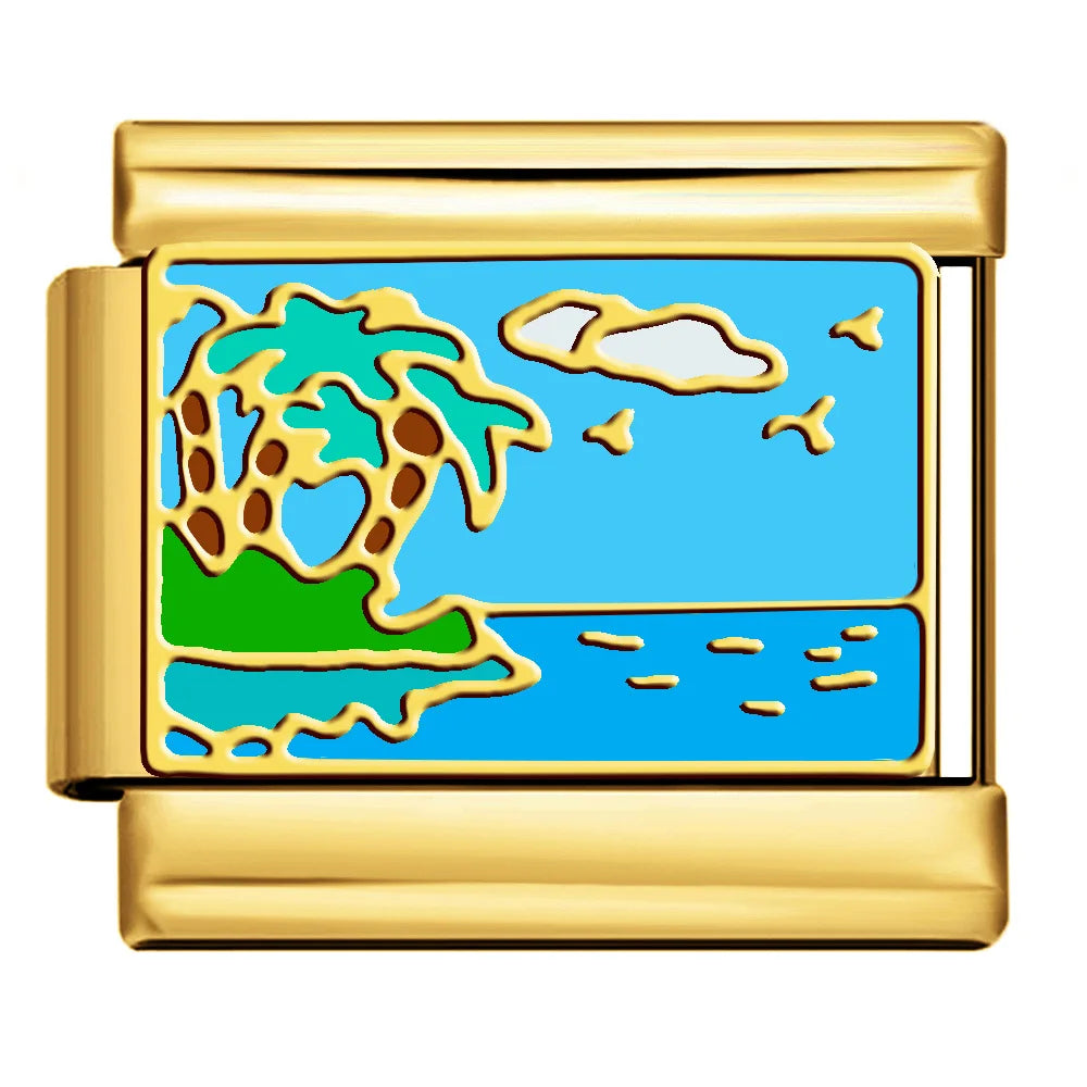 Gold-Charm Insel Traveling