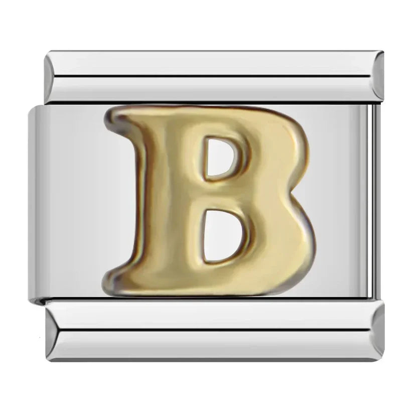 Silber-Charm Buchstabe B