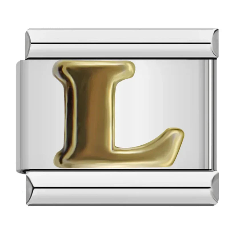 Silber-Charm Buchstabe L