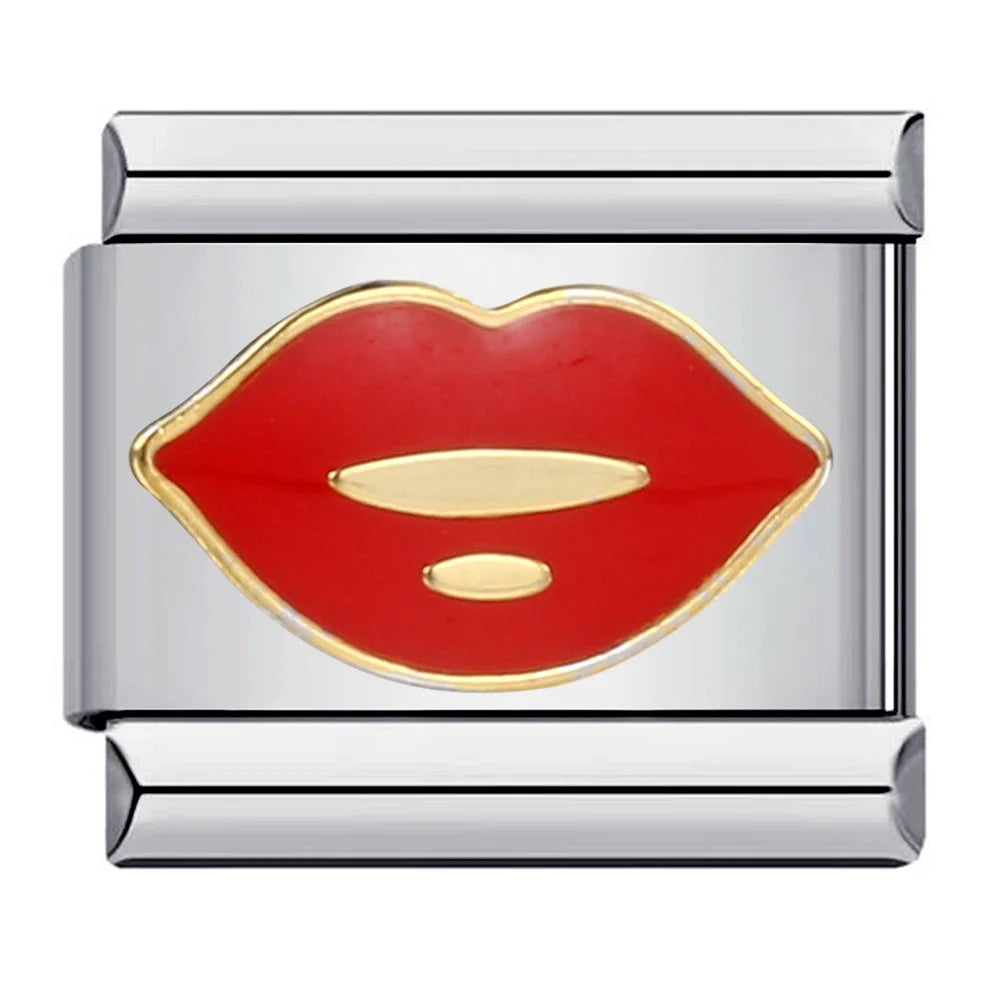 Silber-Charm Essential Lippen