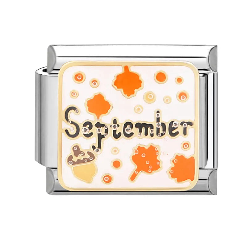 Silber-Charm Geburtsmonat September