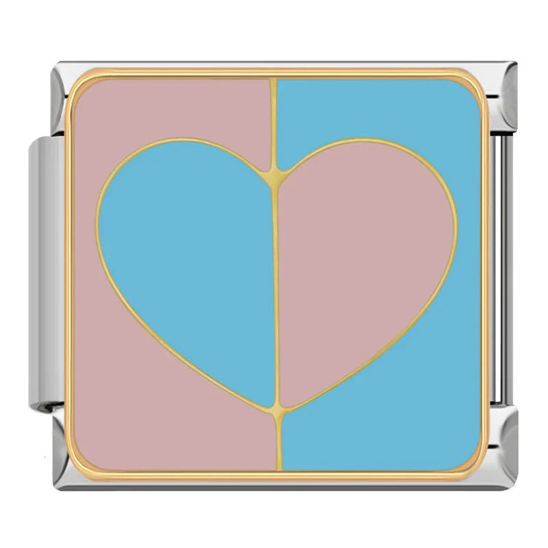 Silber-Charm Liebes Herz