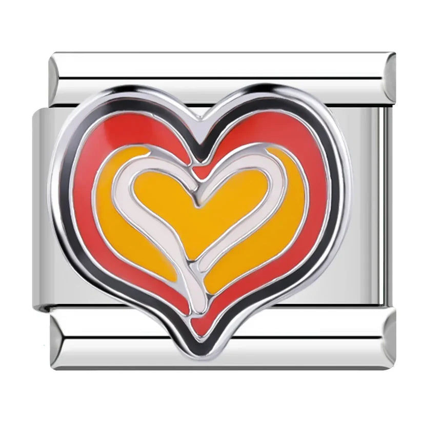 Silber-Charm Liebes Herz