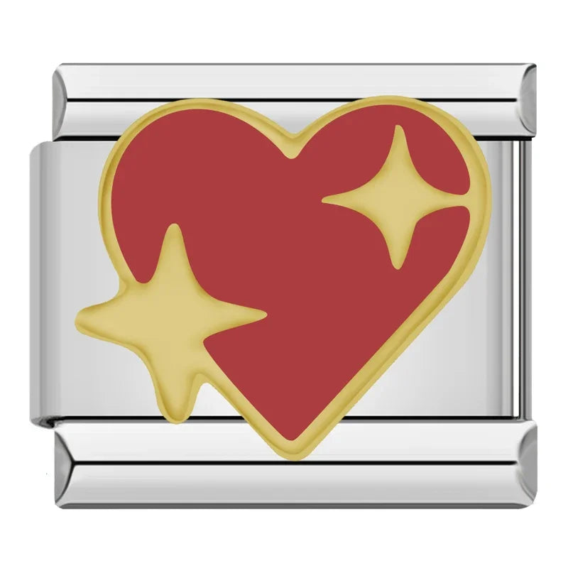 Silber-Charm Liebes Herz
