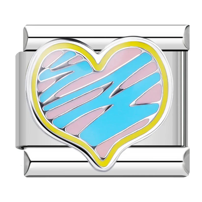 Silber-Charm Liebes Herz