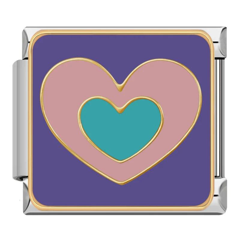 Silber-Charm Liebes Herz