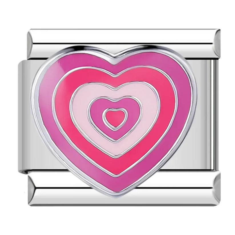 Silber-Charm Liebes Herz