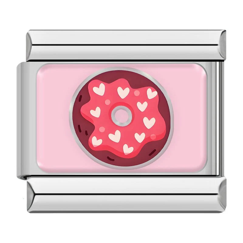 Silber-Charm Food & Drink Lieber Donut