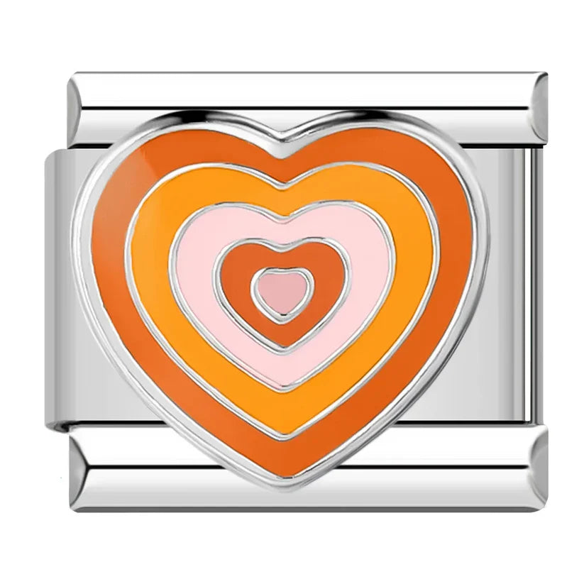 Silber-Charm Liebes Herz