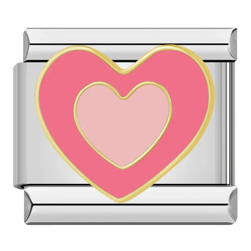 Silber-Charm Liebes Herz
