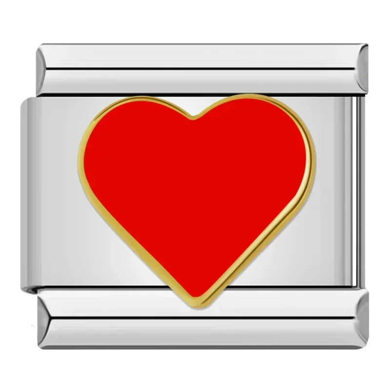 Silber-Charm Liebes Herz